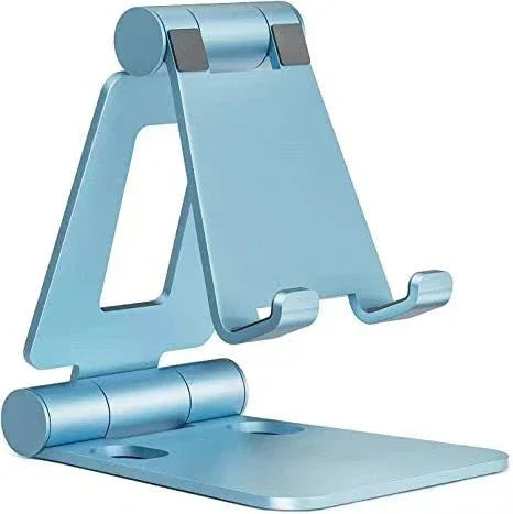 iDock Ergonomic Folding Cell Phone Stand Fully Adjustable Foldable Desktop Phone Holder Cradle Dock - iDock Laptopstand