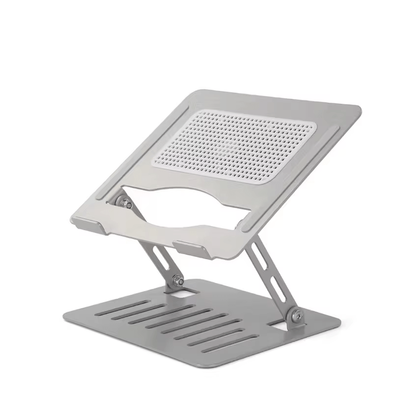 iDock Ergonomic Fully Folding Height Adjustable Aluminum Portable Desktop Laptop Stand - iDock Laptopstand
