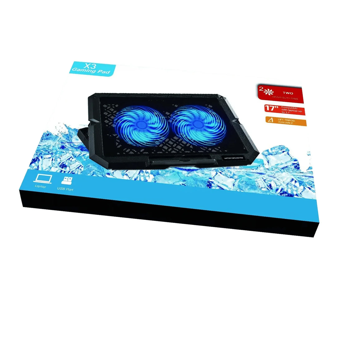 iDock Ergonomic Height Adjustable Foldable 2 Fans 2 USB HUB Laptop Cooling Pad - iDock Laptopstand