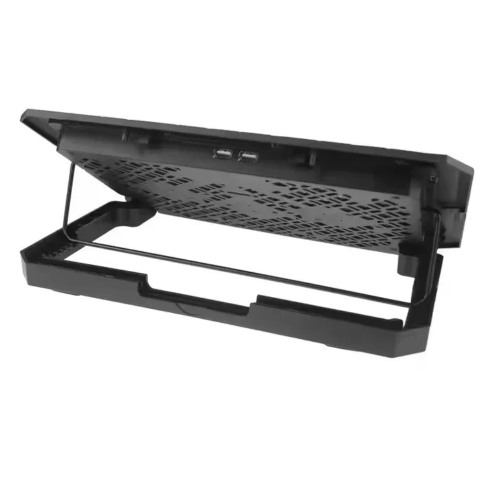 iDock Ergonomic Height Adjustable Foldable 2 Fans 2 USB HUB Laptop Cooling Pad - iDock Laptopstand