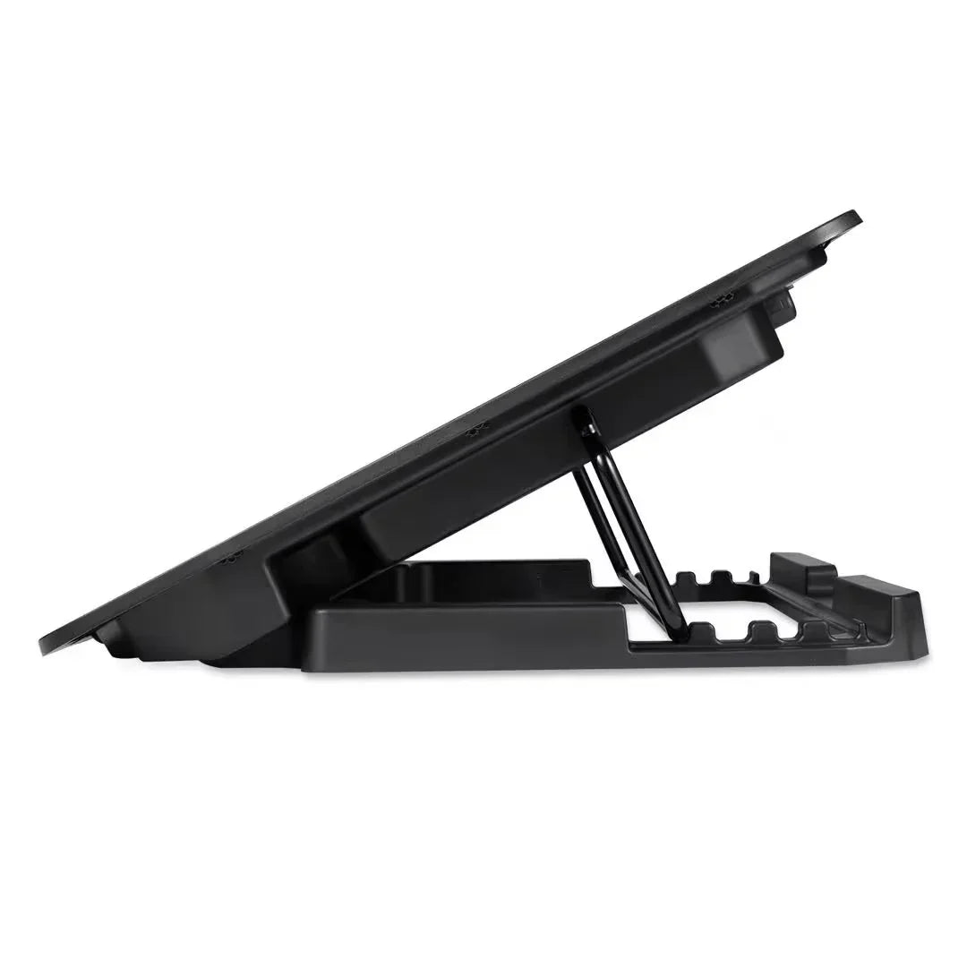 iDock Ergonomic Height Adjustable Foldable Plastic Double Fans Laptop Cooler Cooling Pad with USB HUB - iDock Laptopstand