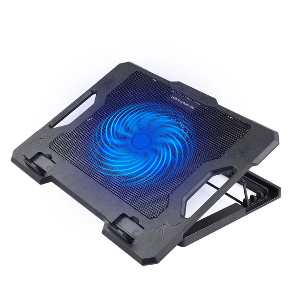 iDock Ergonomic Height Adjustable Laptop Cooling Pad with One Fans Notebook Cooler with 2 USB Ports - iDock Laptopstand