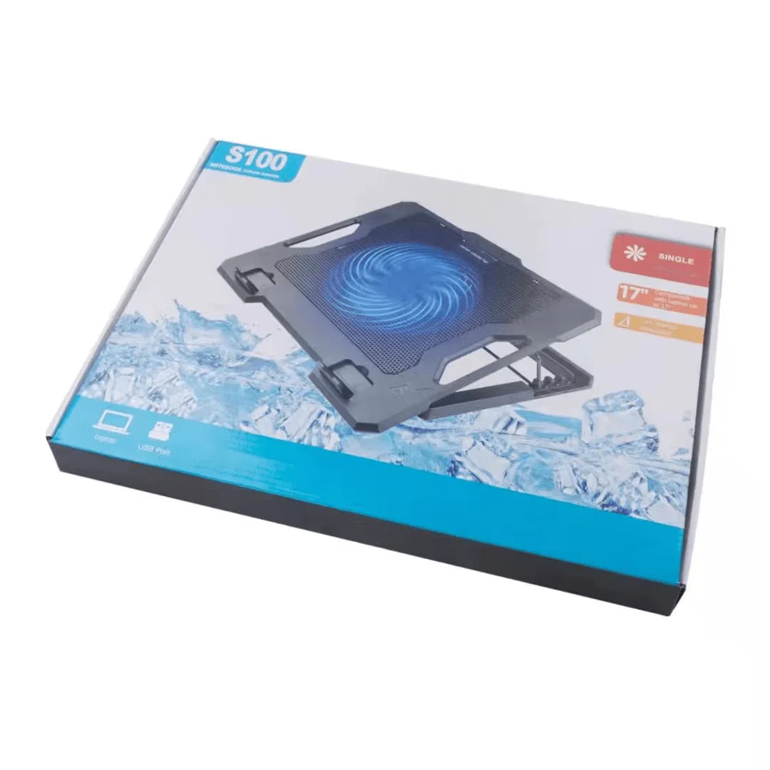 iDock Ergonomic Height Adjustable Laptop Cooling Pad with One Fans Notebook Cooler with 2 USB Ports - iDock Laptopstand
