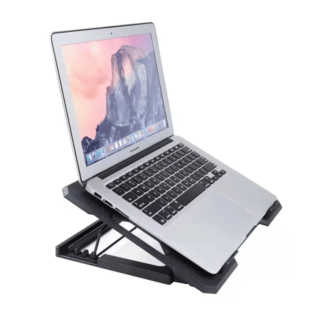 iDock Ergonomic Height Adjustable Laptop Cooling Pad with One Fans Notebook Cooler with 2 USB Ports - iDock Laptopstand