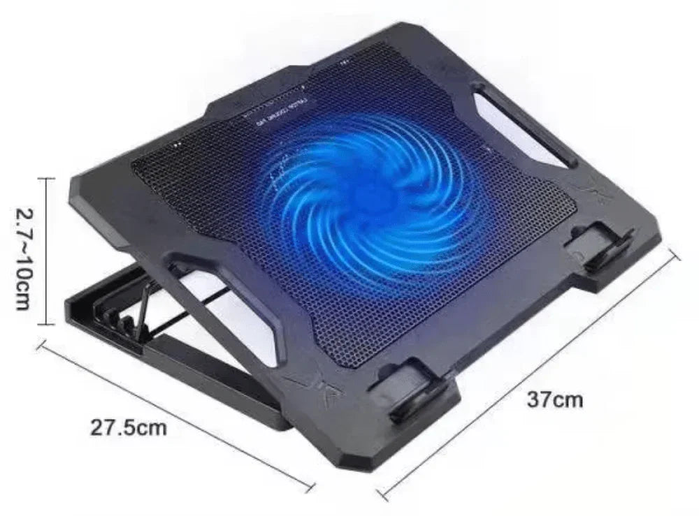 iDock Ergonomic Height Adjustable Laptop Cooling Pad with One Fans Notebook Cooler with 2 USB Ports - iDock Laptopstand