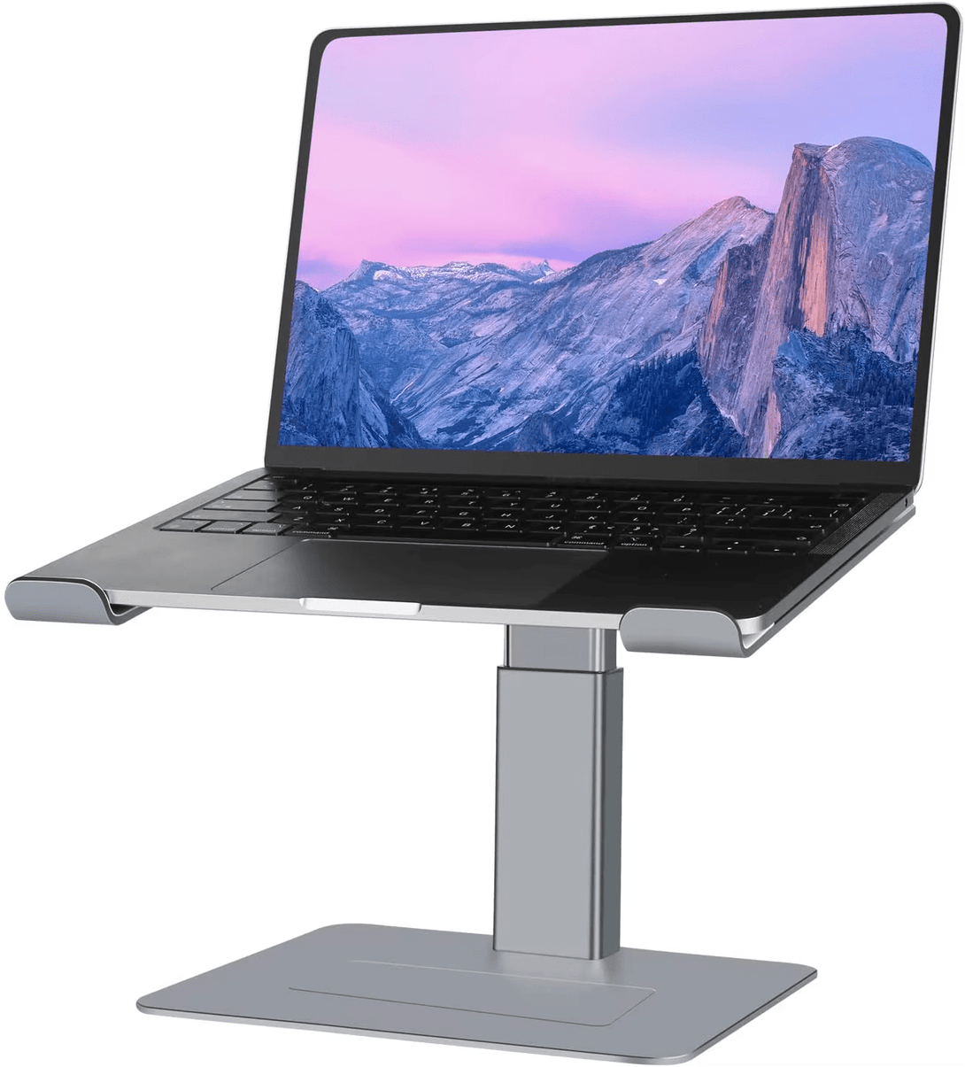 iDock Ergonomic Height Angle Adjustable Laptop Desk Stable Ventilated Laptop Holder Stand For Desk - iDock Laptopstand