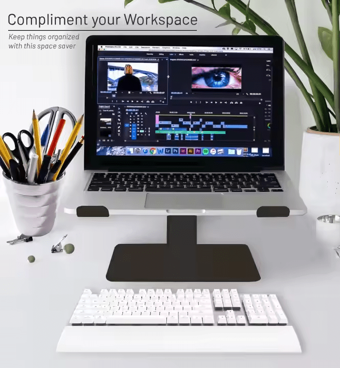 iDock Ergonomic Height Angle Adjustable Laptop Desk Stable Ventilated Laptop Holder Stand For Desk - iDock Laptopstand