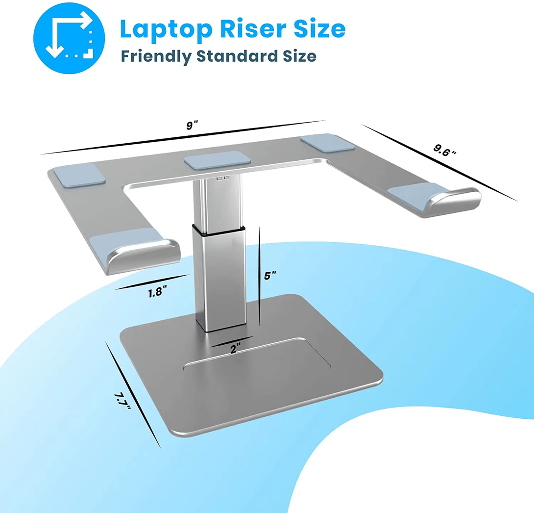 iDock Ergonomic Height Angle Adjustable Laptop Desk Stable Ventilated Laptop Holder Stand For Desk - iDock Laptopstand