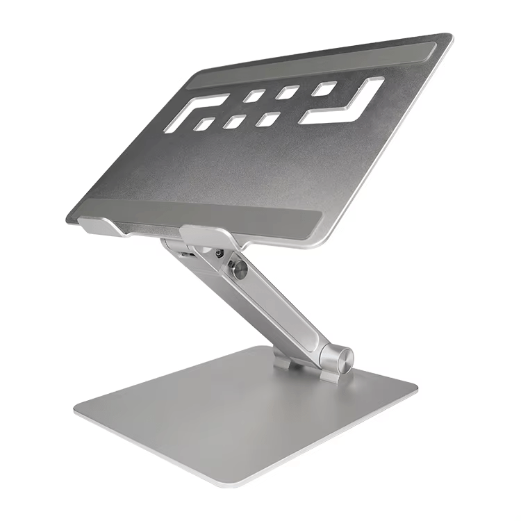 iDock Ergonomic Height Angle Adjustable Sit to Stand Laptop Holder Convertor Aluminum Laptop Stand - iDock Laptopstand