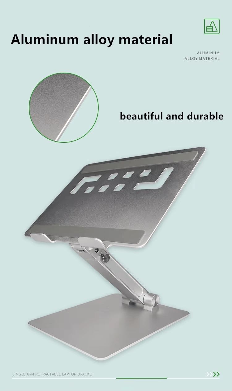 iDock Ergonomic Height Angle Adjustable Sit to Stand Laptop Holder Convertor Aluminum Laptop Stand - iDock Laptopstand