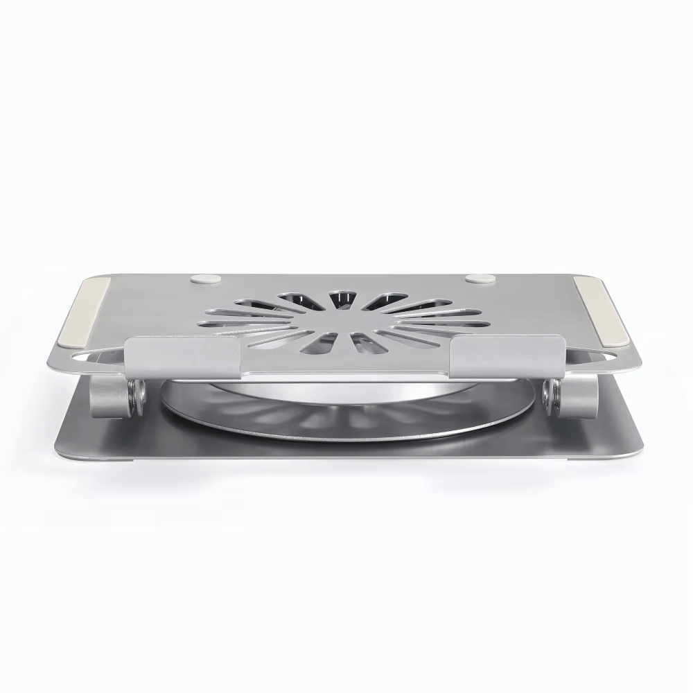 iDock Ergonomic Height Multi - Angle Adjustable Foldable 360 Rotation Laptop Stand With Fan With USB HUB - iDock Laptopstand