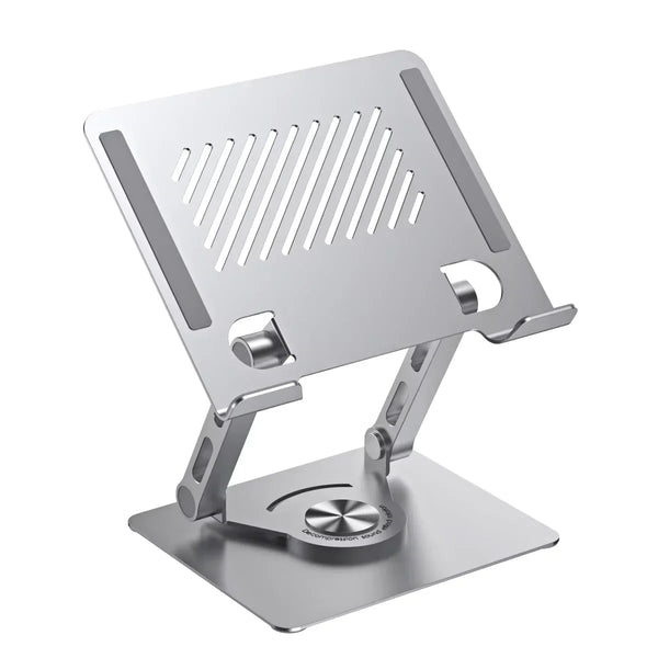 iDock Ergonomic Height Multi - Angle Adjustable Foldable 360 rotation phone tablet Stand - iDock Laptopstand