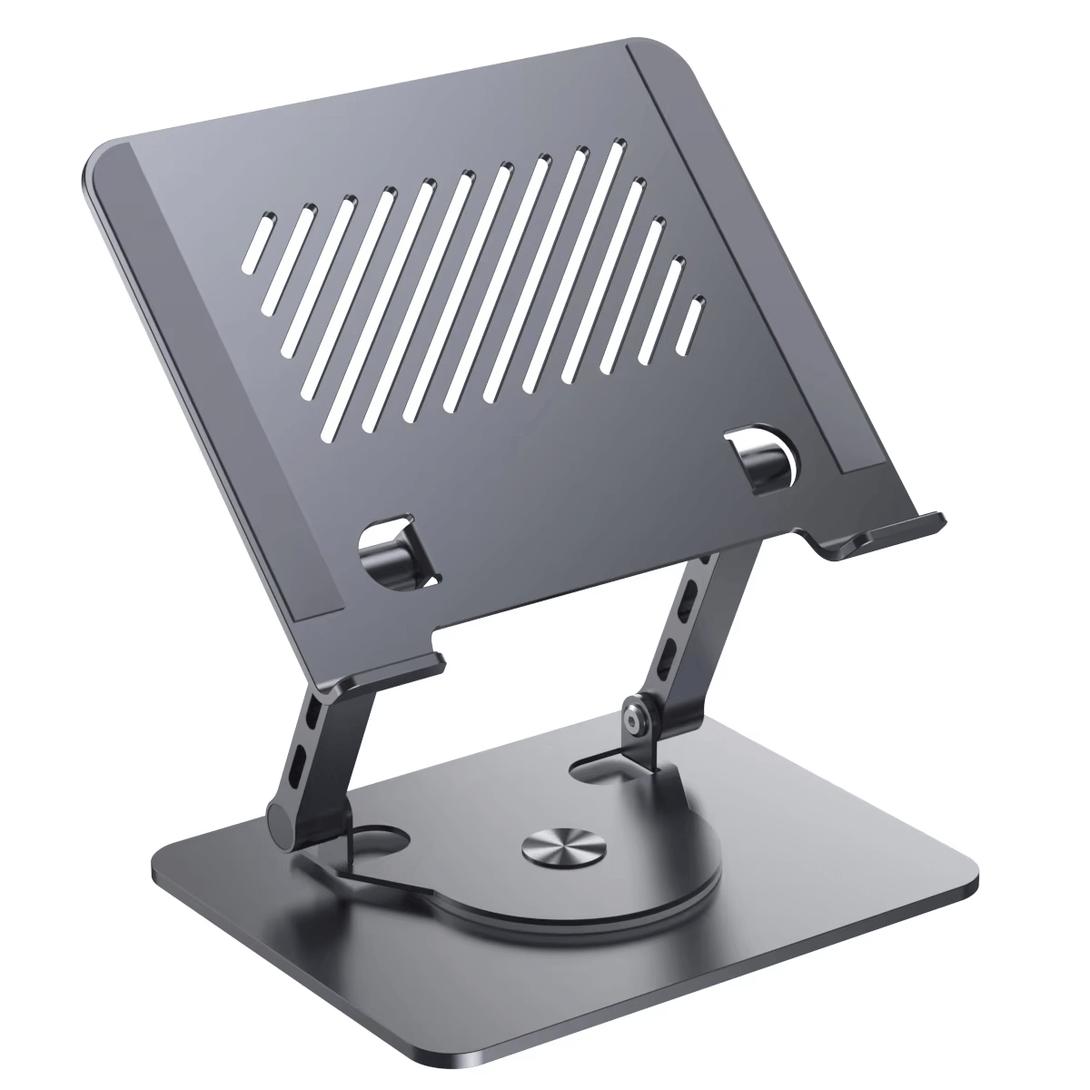 iDock Ergonomic Height Multi - Angle Adjustable Foldable Metal 360 Rotation Laptop Stand Holder - iDock Laptopstand