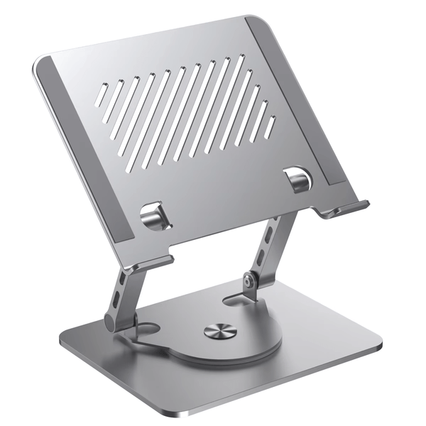 iDock Ergonomic Height Multi - Angle Adjustable Foldable Metal 360 Rotation Laptop Stand Holder - iDock Laptopstand
