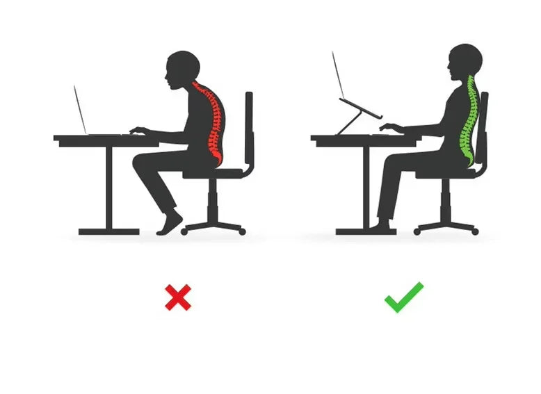 iDock Ergonomic Height Multi Angle Adjustable Foldable Metal Laptop Stand With Fan and USB HUB - iDock Laptopstand