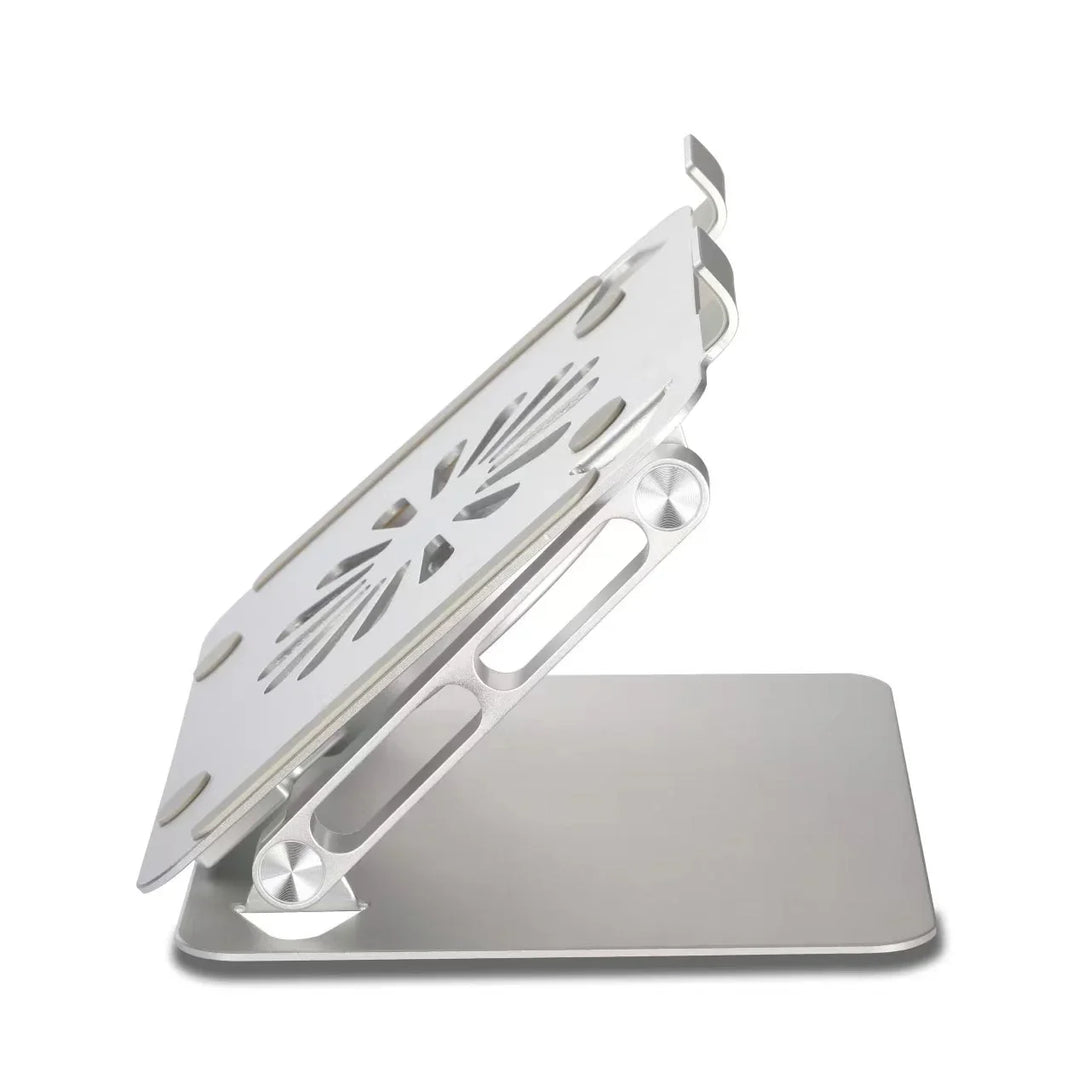 iDock Ergonomic Height Multi - Angle Adjustable Portable Foldable Laptop Riser Stand with Fan and USB HUB - iDock Laptopstand