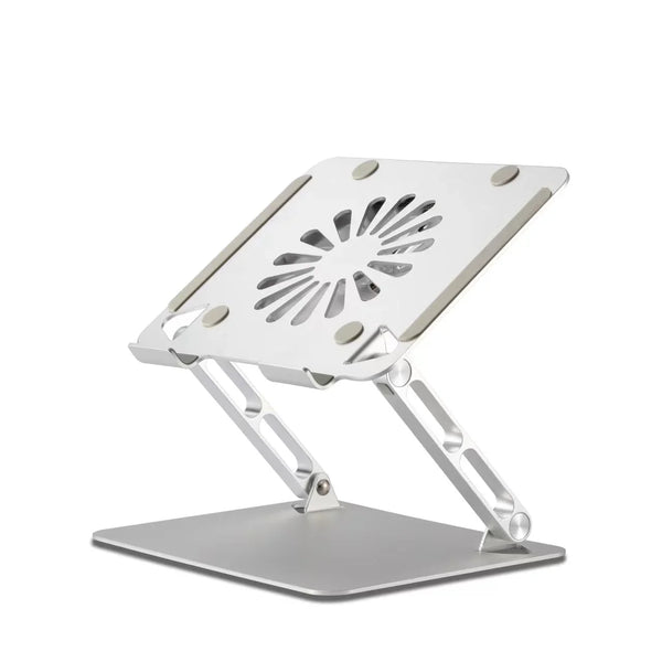 iDock Ergonomic Height Multi - Angle Adjustable Portable Foldable Laptop Riser Stand with Fan and USB HUB - iDock Laptopstand