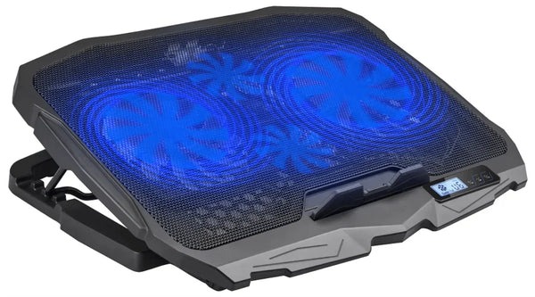 iDock Ergonomic Heights Adjustment Laptop Cooling Pad 4 Fans Up to 17.3 Inch Notebook Cooler with 2 USB Ports - iDock Laptopstand