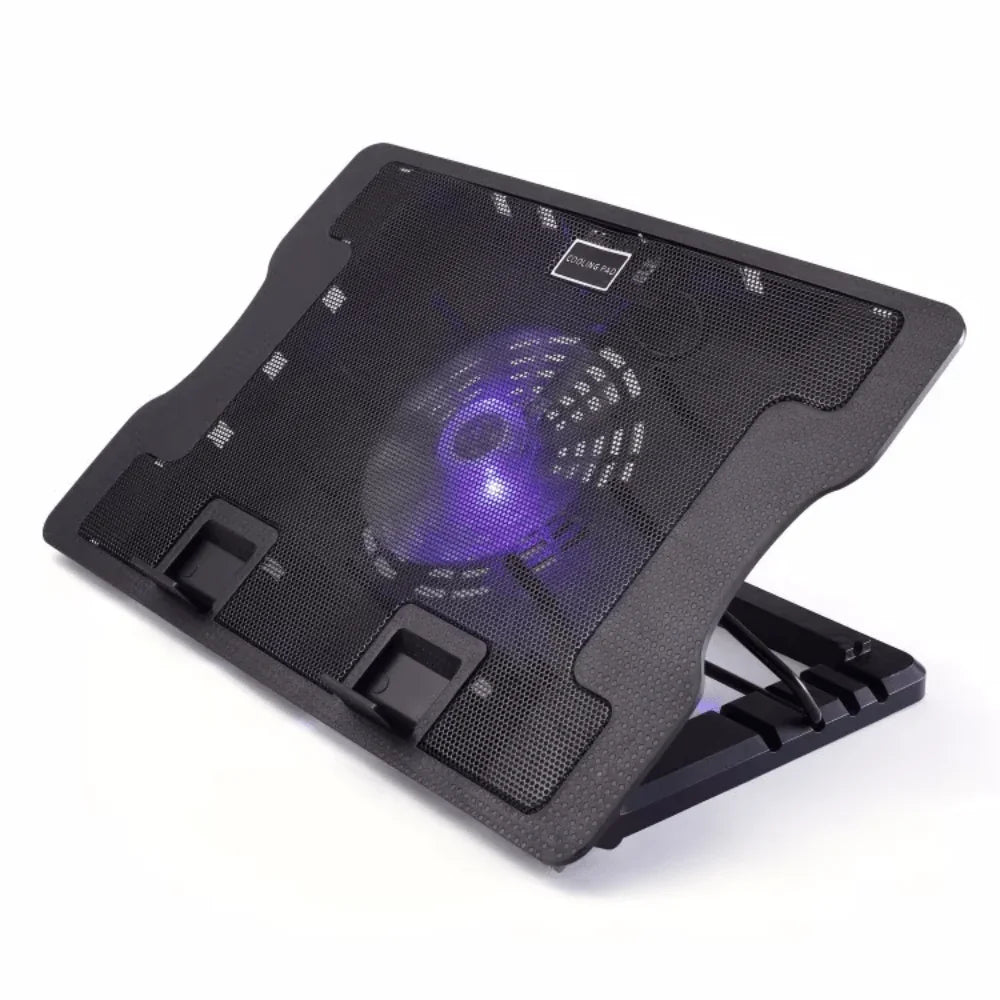 iDock Ergonomic Hot Selling 2 USB HUB Folding Plastic Laptop Cooling Cooler Pad Stand - iDock Laptopstand