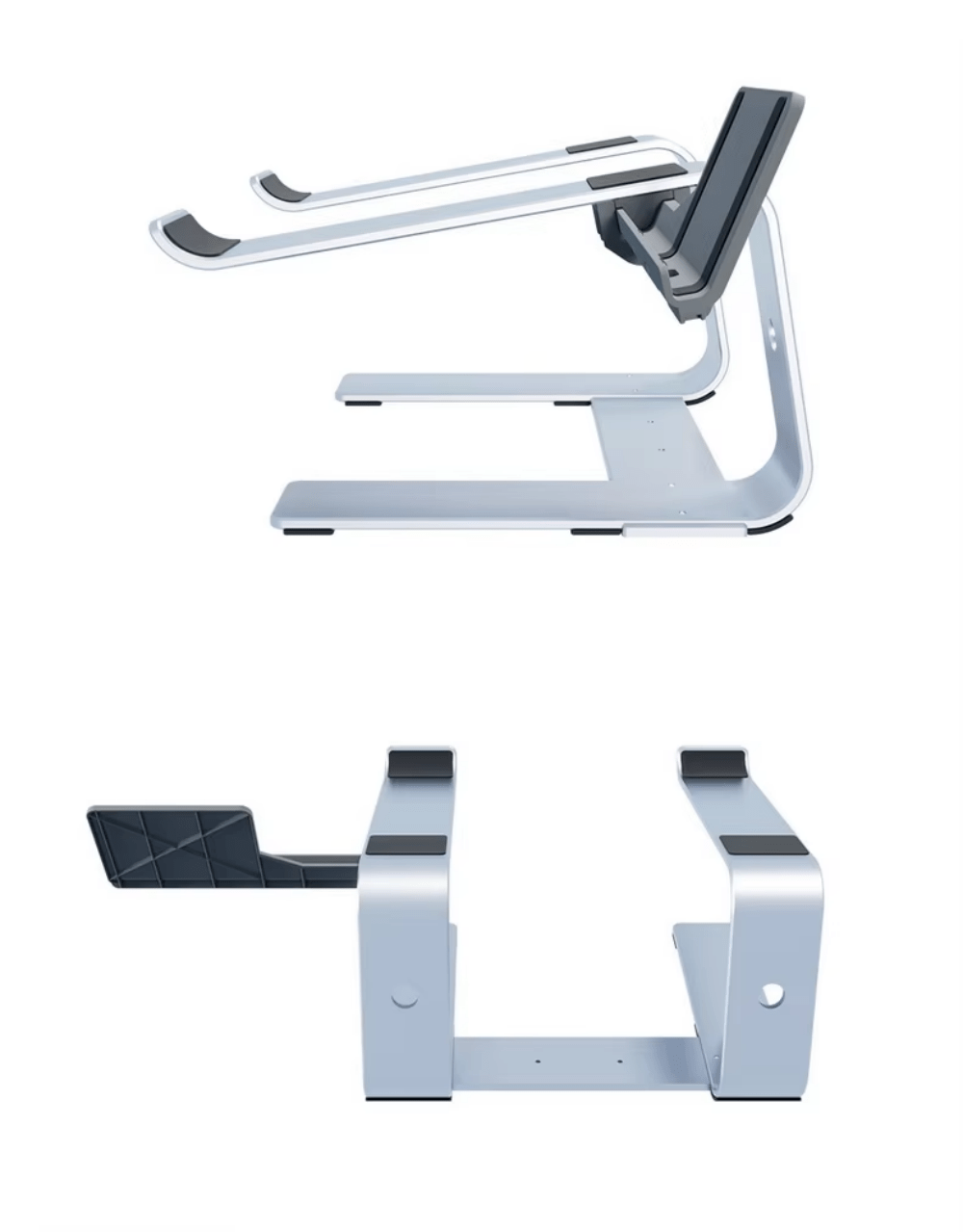 iDock Ergonomic Laptop Mount for Desk Laptop Riser Notebook Stand with Phone Stand - iDock Laptopstand
