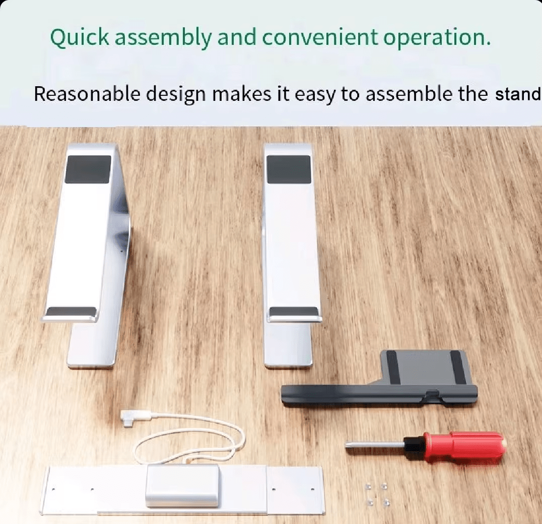 iDock Ergonomic Laptop Mount for Desk Laptop Riser Notebook Stand with Phone Stand - iDock Laptopstand