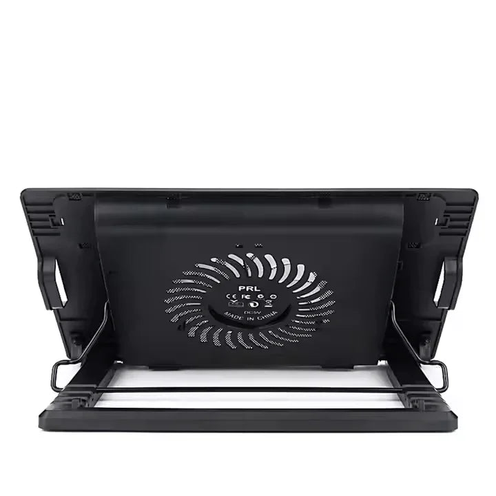 iDock Ergonomic Metal Mesh Plastic One 140mm LED Laptop Cooler for 15.6 Inch Laptop - iDock Laptopstand