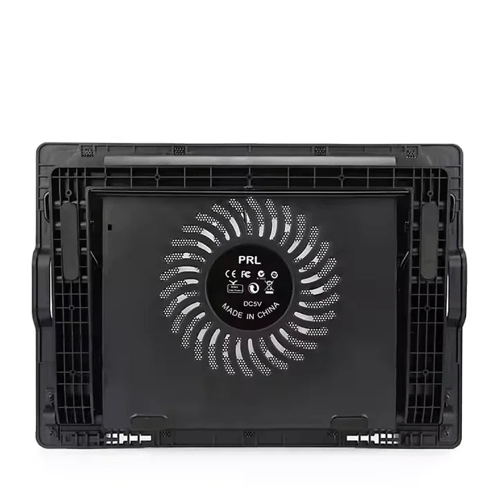 iDock Ergonomic Metal Mesh Plastic One 140mm LED Laptop Cooler for 15.6 Inch Laptop - iDock Laptopstand