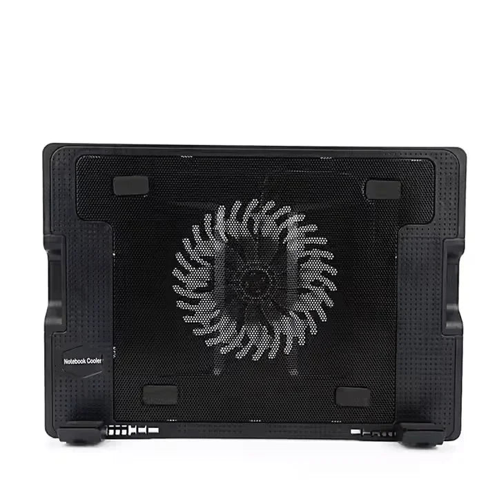 iDock Ergonomic Metal Mesh Plastic One 140mm LED Laptop Cooler for 15.6 Inch Laptop - iDock Laptopstand