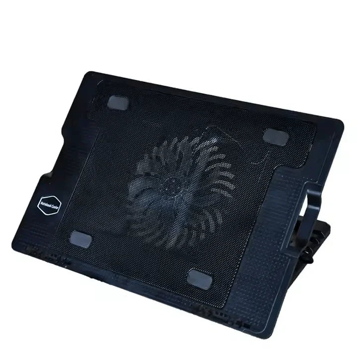 iDock Ergonomic Metal Mesh Plastic One 140mm LED Laptop Cooler for 15.6 Inch Laptop - iDock Laptopstand