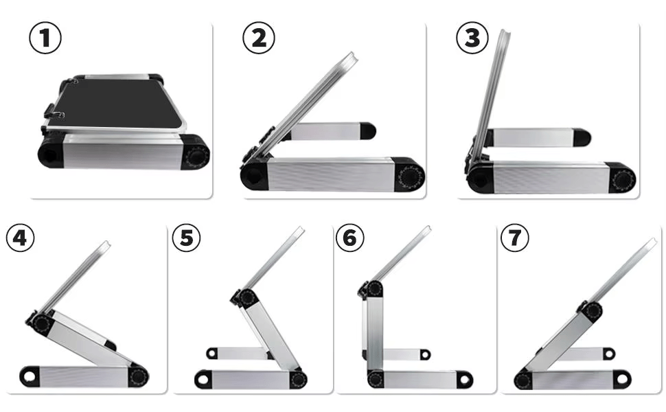 iDock Ergonomic Multi Angle Adjustable Book Holder Tray with Page Paper Clips Book Stand Laptop Stand Book Stand - iDock Laptopstand