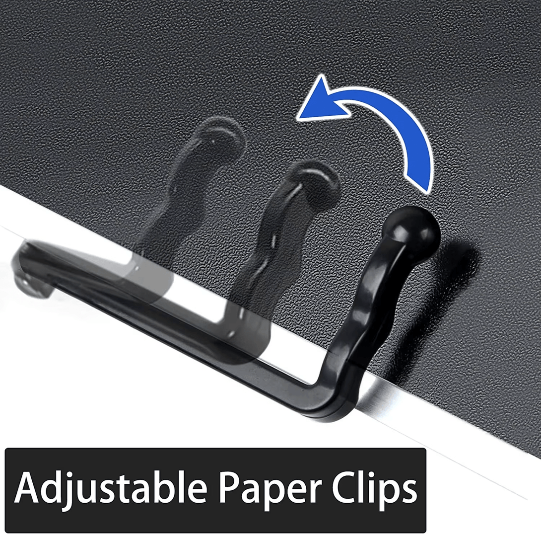 iDock Ergonomic Multi Angle Adjustable Book Holder Tray with Page Paper Clips Book Stand Laptop Stand Book Stand - iDock Laptopstand