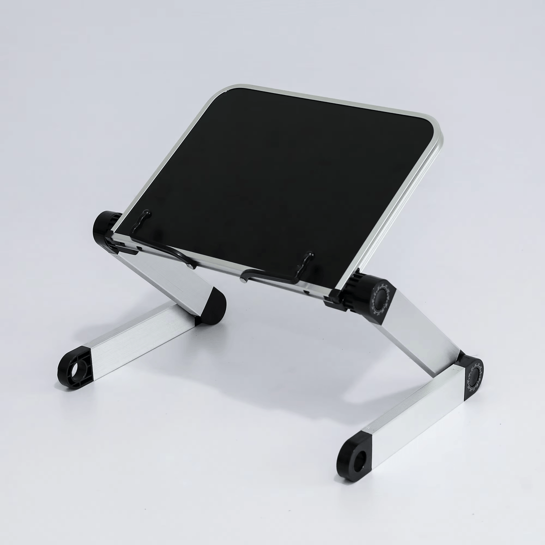 iDock Ergonomic Multi Angle Adjustable Book Holder Tray with Page Paper Clips Book Stand Laptop Stand Book Stand - iDock Laptopstand