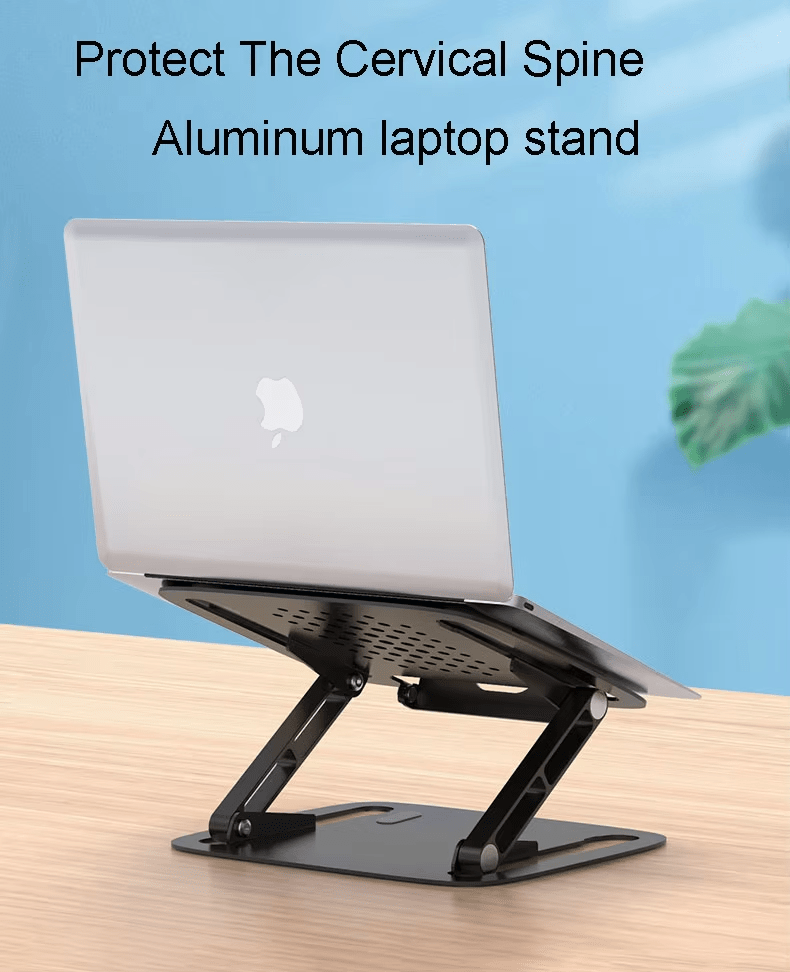 iDock Ergonomic Multi - Angle Adjustable Portable Laptop Stand Holder Computer Riser with Heat Vent to Elevate - iDock Laptopstand
