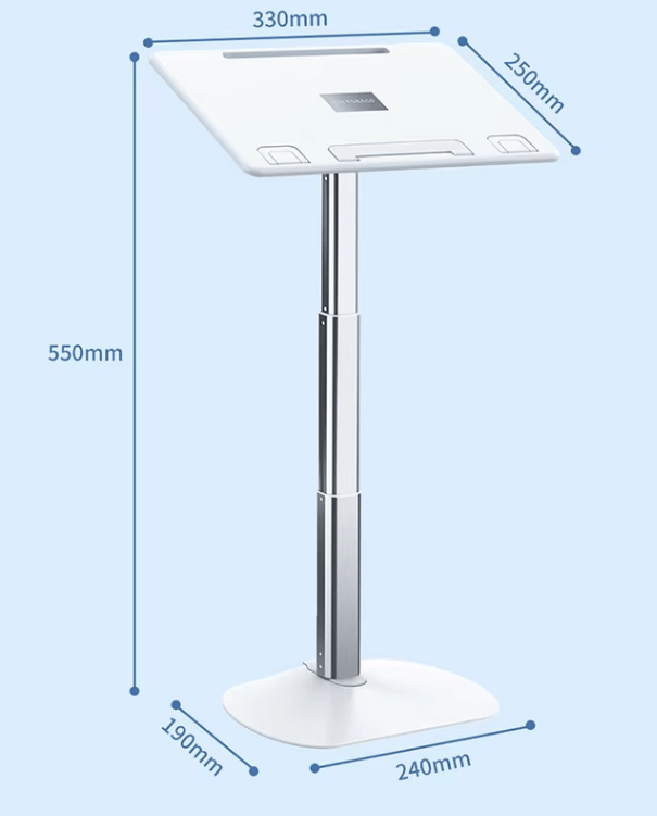 iDock Ergonomic Multi Angle Height Adjustable Hands Free Reading Tablet Laptop Stand Book Holder - iDock Laptopstand