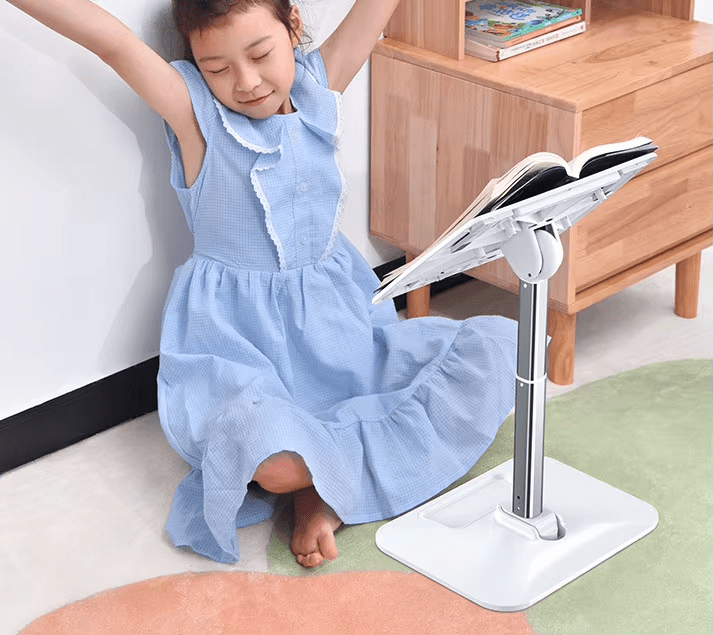 iDock Ergonomic Multi Angle Height Adjustable Hands Free Reading Tablet Laptop Stand Book Holder - iDock Laptopstand