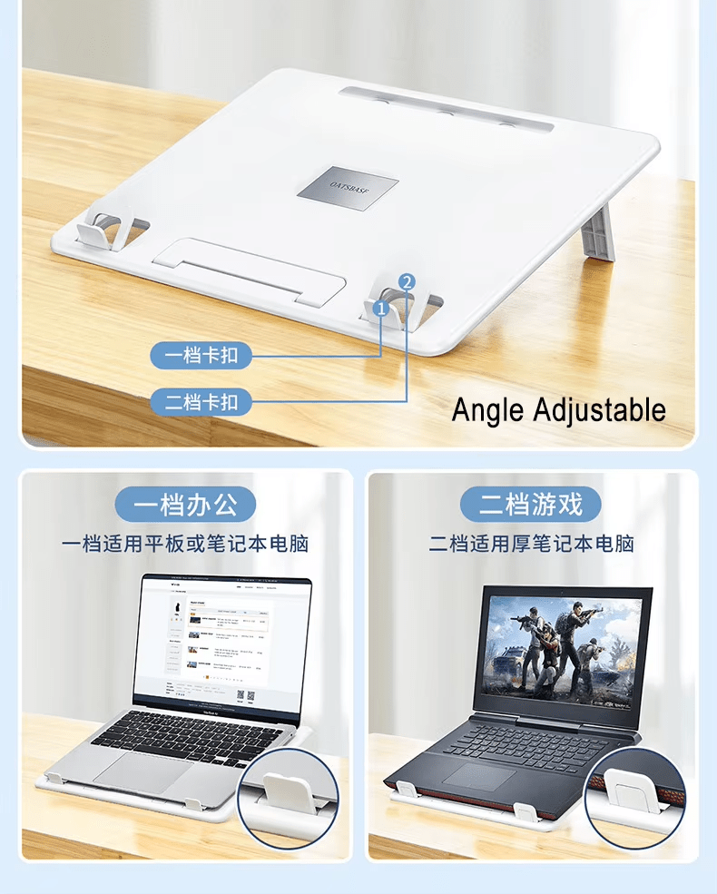 iDock Ergonomic Multi Angle Height Adjustable Hands Free Reading Tablet Laptop Stand Book Holder - iDock Laptopstand