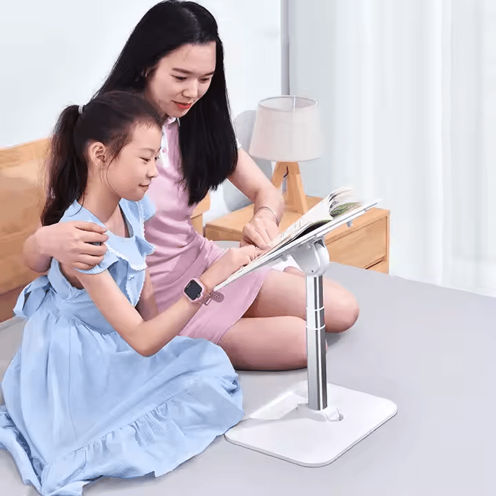iDock Ergonomic Multi Angle Height Adjustable Hands Free Reading Tablet Laptop Stand Book Holder - iDock Laptopstand