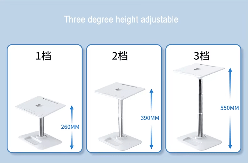 iDock Ergonomic Multi Angle Height Adjustable Hands Free Reading Tablet Laptop Stand Book Holder - iDock Laptopstand