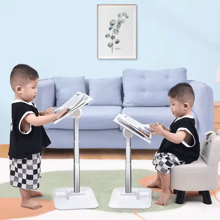iDock Ergonomic Multi Angle Height Adjustable Hands Free Reading Tablet Laptop Stand Book Holder - iDock Laptopstand
