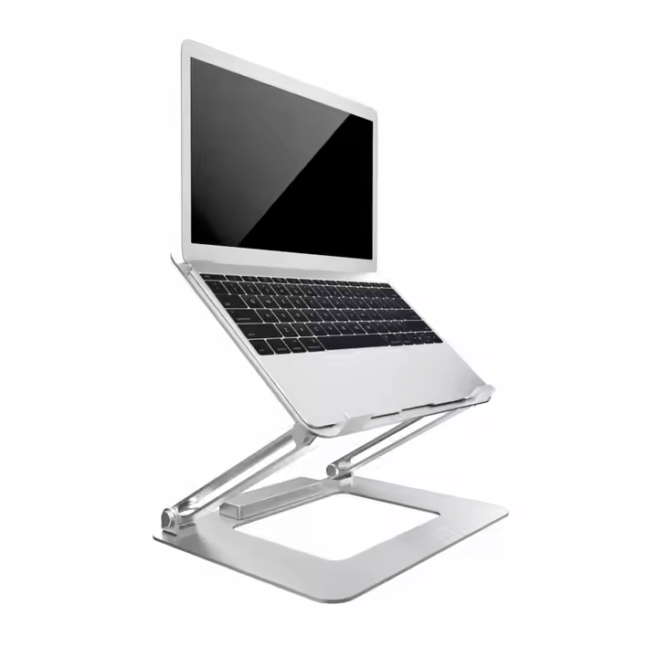 iDock Ergonomic Multi - Angle Height Adjustable Heat Vent Elevate Aluminium Folding Laptop Stand with 2.0 3.0 Type C USB - iDock Laptopstand