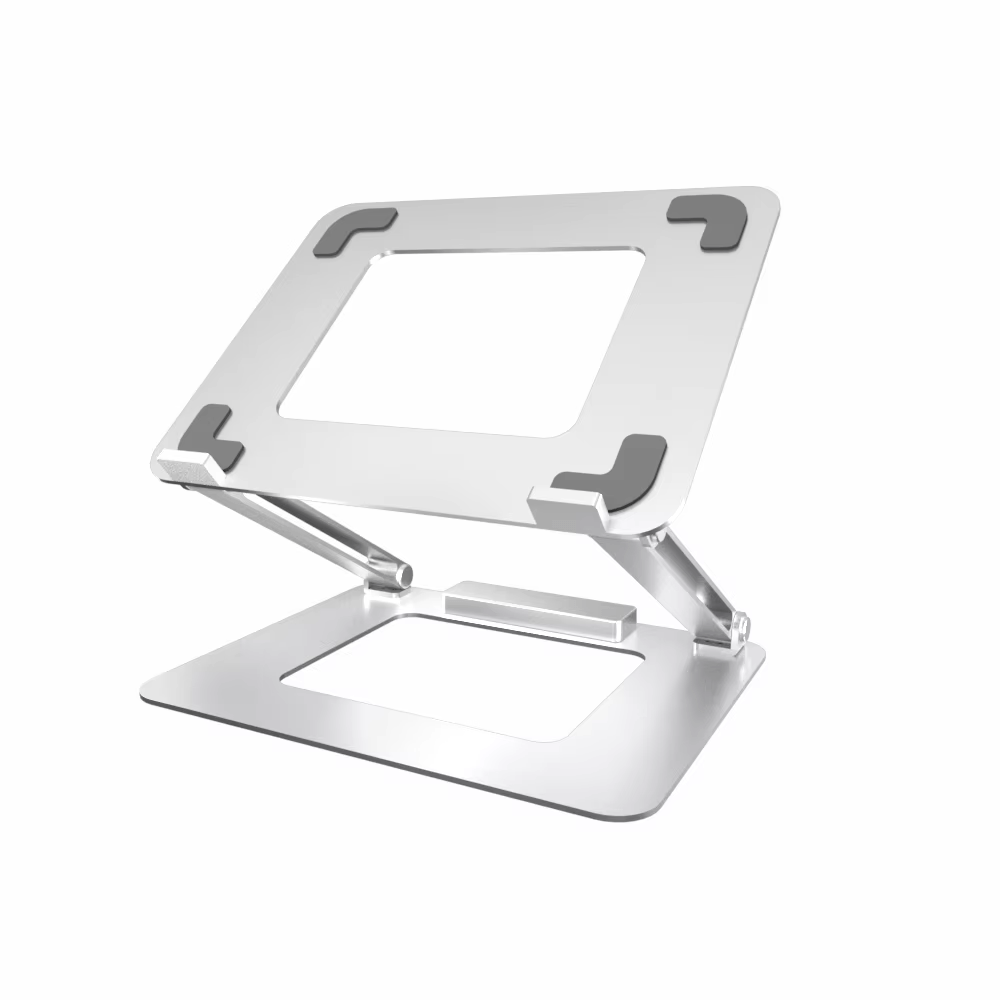 iDock Ergonomic Multi - Angle Height Adjustable Heat Vent Elevate Aluminium Folding Laptop Stand with 2.0 3.0 Type C USB - iDock Laptopstand