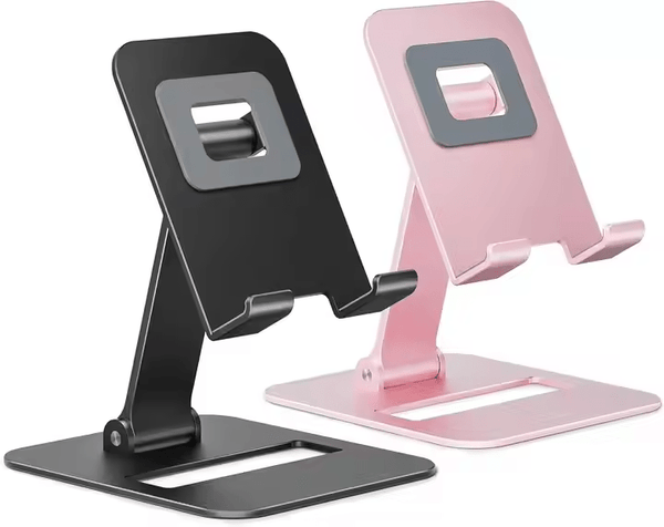 iDock Ergonomic Portable Aluminum Fully Foldable Angle Height Adjustable Desk Cell Phone Stand Holder - iDock Laptopstand