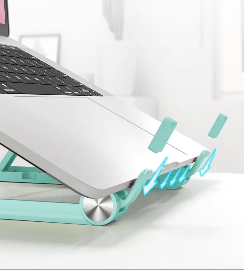 iDock Ergonomic Portable Foldable Adjustable Compatible Notebook Riser Laptop Stand Holder - iDock Laptopstand