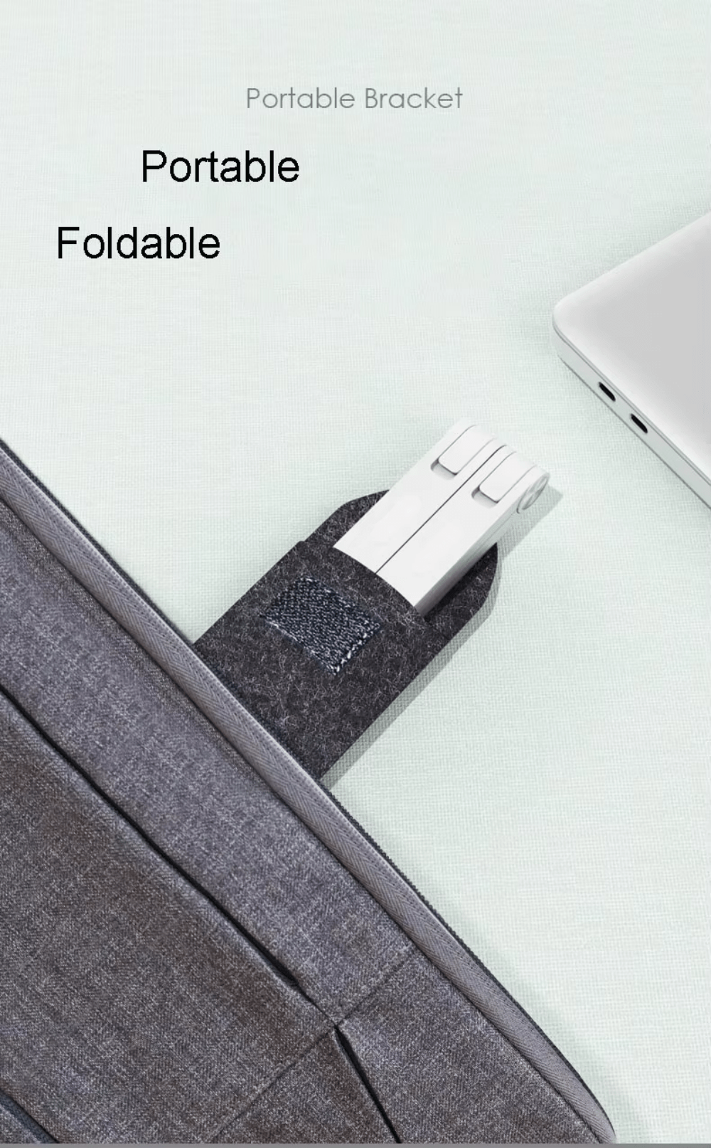 iDock Ergonomic Portable Foldable Adjustable Compatible Notebook Riser Laptop Stand Holder - iDock Laptopstand