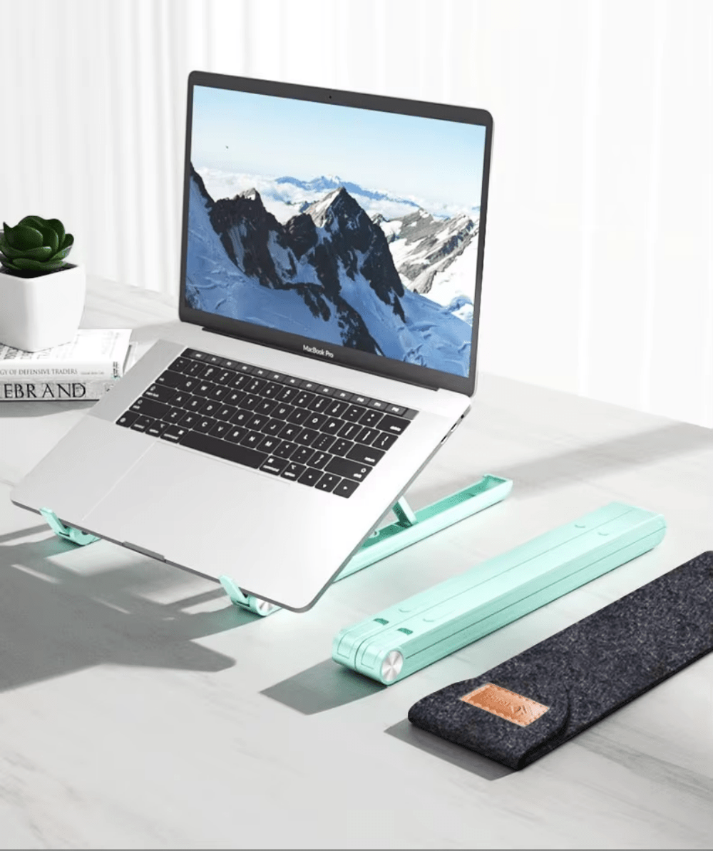 iDock Ergonomic Portable Foldable Adjustable Compatible Notebook Riser Laptop Stand Holder - iDock Laptopstand