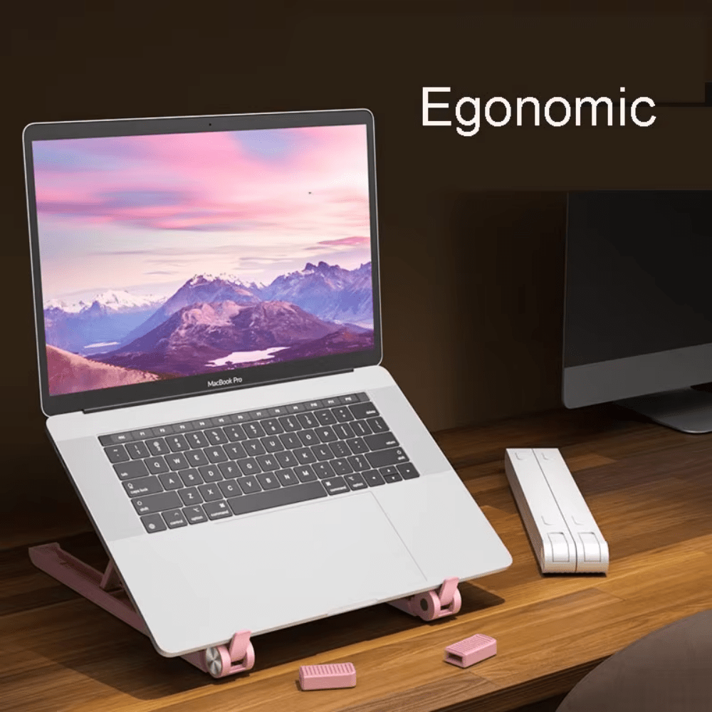 iDock Ergonomic Portable Foldable Adjustable Compatible Notebook Riser Laptop Stand Holder - iDock Laptopstand
