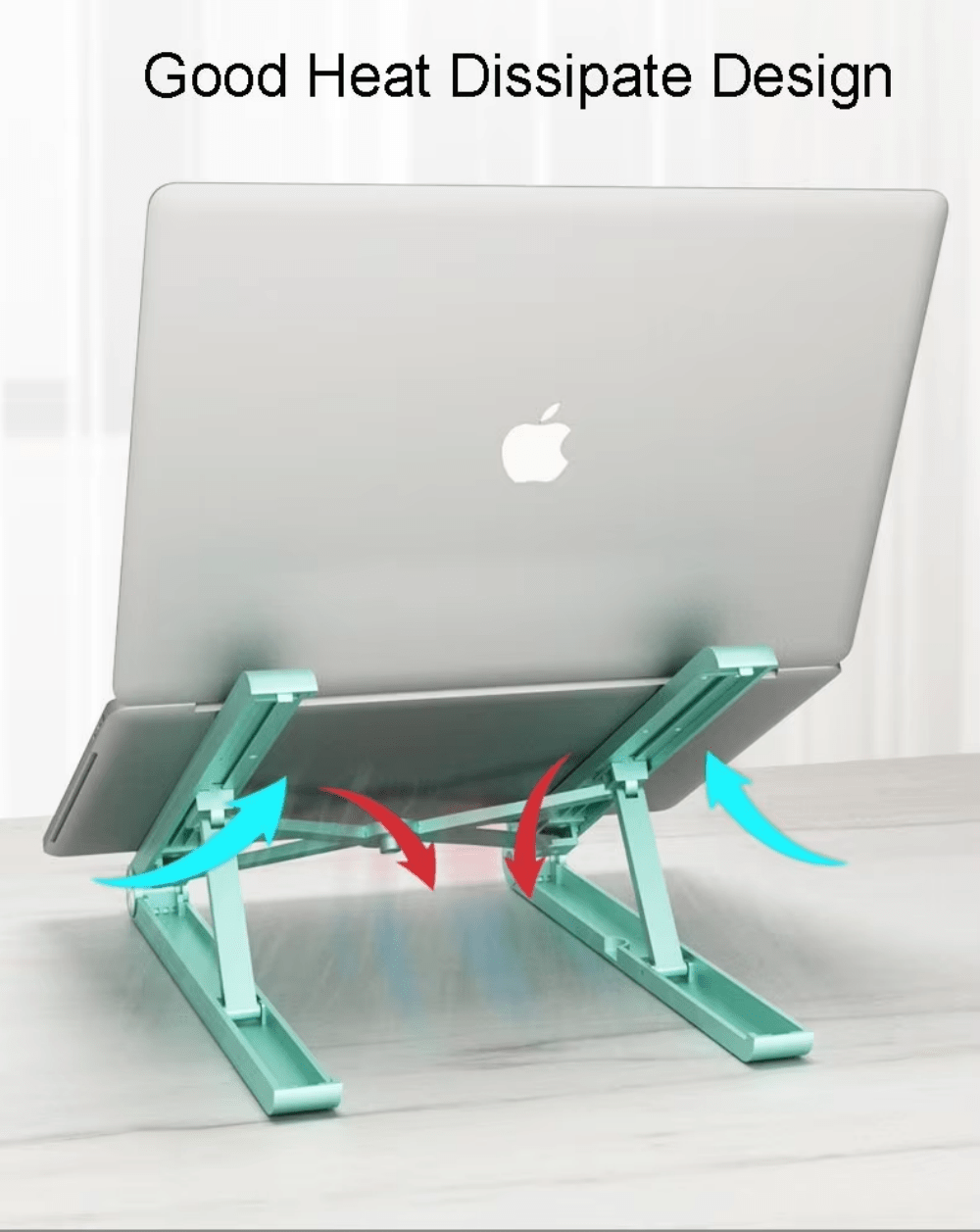iDock Ergonomic Portable Foldable Adjustable Compatible Notebook Riser Laptop Stand Holder - iDock Laptopstand