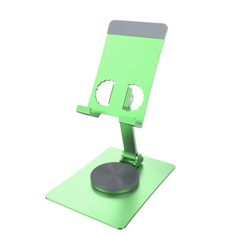 iDock Ergonomic Portable Foldable Adjustable Height 360 Rotation Cell Phone Stand Aluminum Alloy Rotary Folding Straight Holder - iDock Laptopstand