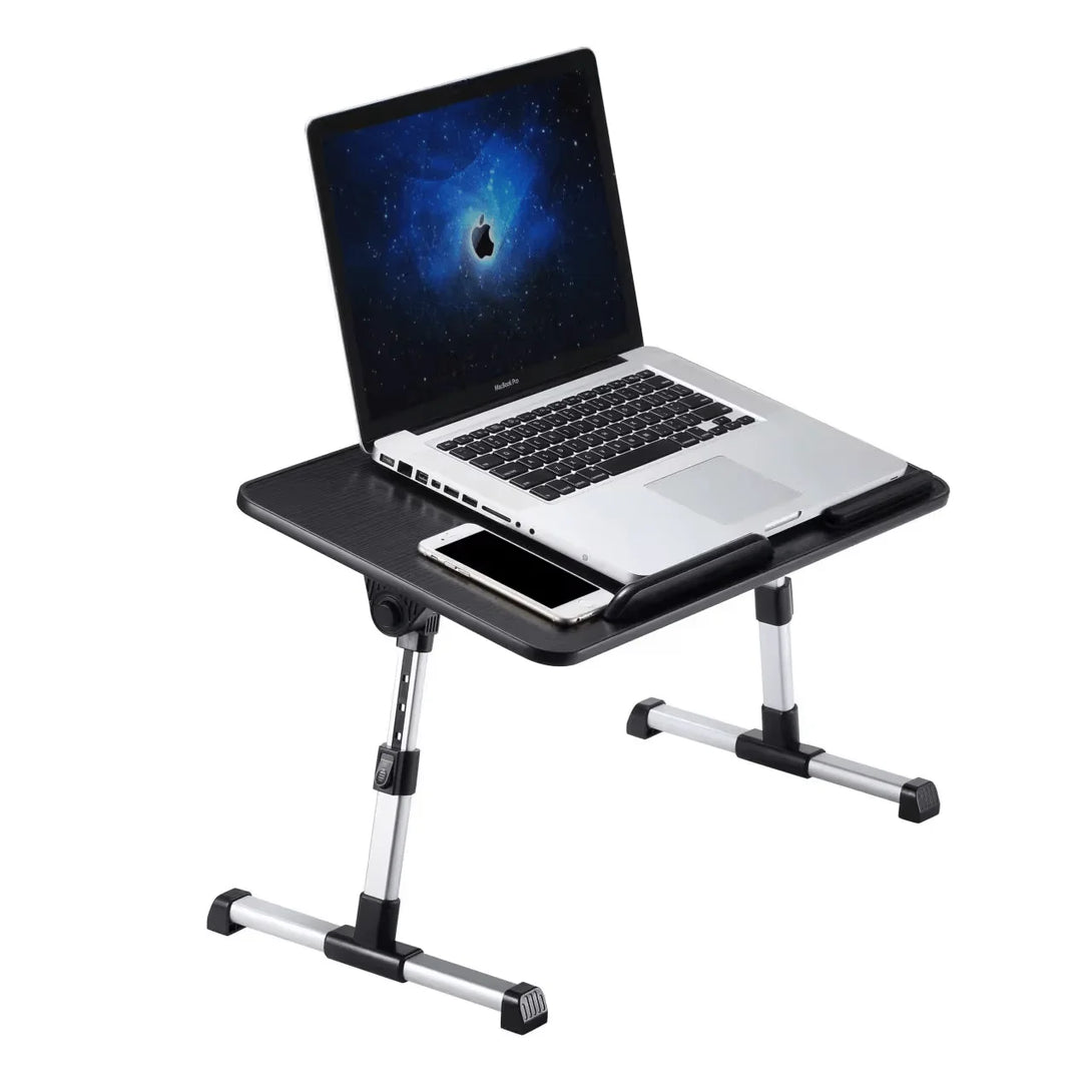 iDock Ergonomic Portable Foldable Adjustable Height and Angle MDF Home Office Bed Computer Table Wooden Laptop Stand - iDock Laptopstand
