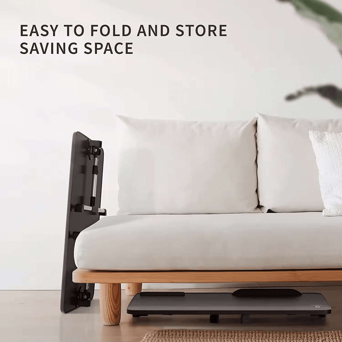 iDock Ergonomic Portable Foldable Adjustable Height and Angle MDF Home Office Bed Computer Table Wooden Laptop Stand - iDock Laptopstand
